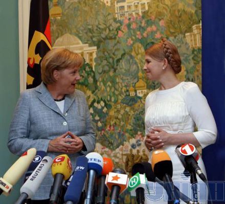 Тимошенко и Меркель обсудили стратегию сотрудничества и энергетику