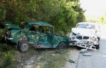 У Севастополі не розминулися Жигулі і Волга (фото)