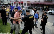 У центрі Мінська розігнали мітинг опозиції (фото)