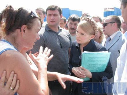 Тимошенко і Турчинов у селах Буковини та на Калинівському ринку (фото)