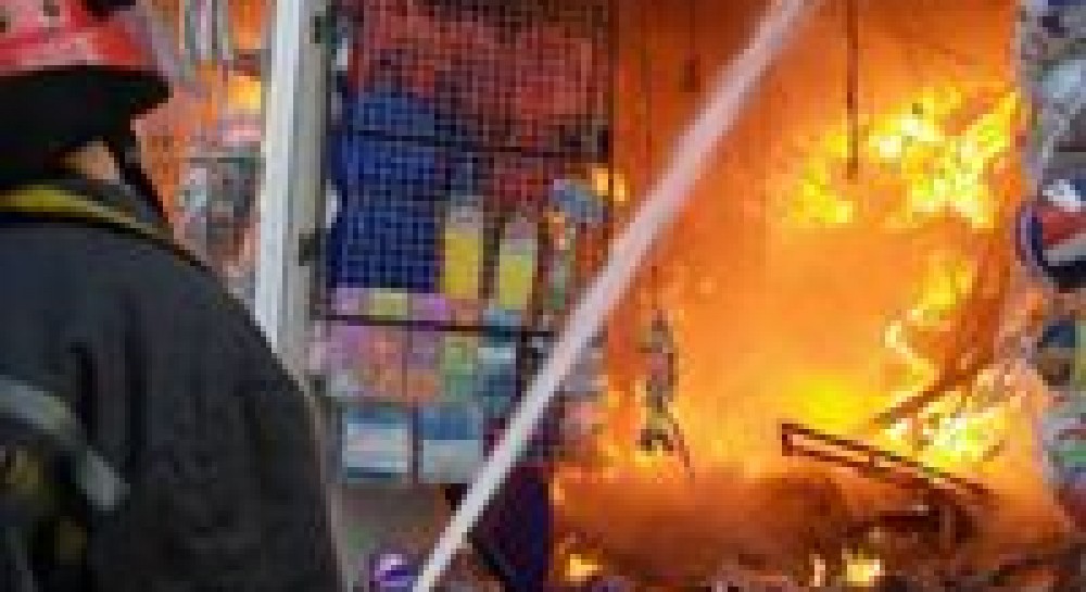 У Харкові знову горить один з найбільших ринків Східної Європи