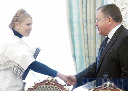 Ющенко и Тимошенко на заседании СНБО (фоторепортаж)
