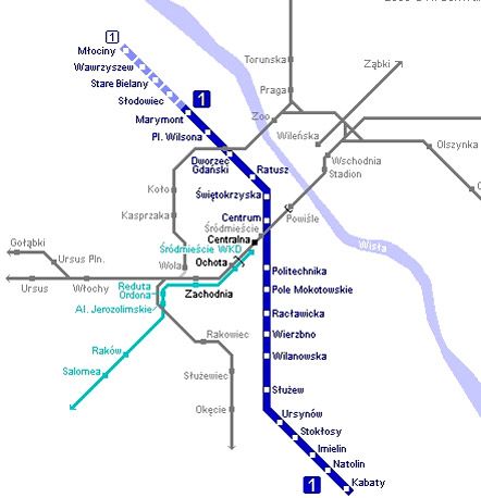 У Варшаві відкрилася перша лінія метро