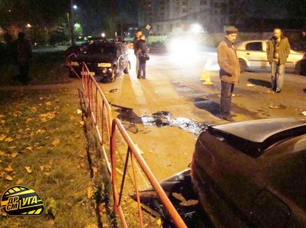 ДТП в Киеве: каша из 8-ми автомобилей (фото)