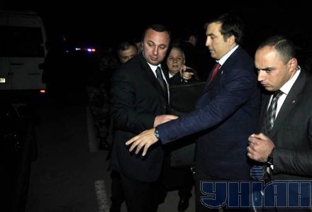 Як Качинський і Саакашвілі потрапили під постріли (фоторепортаж)