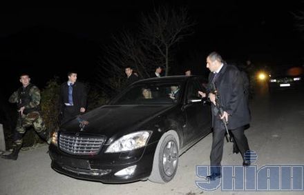 Як Качинський і Саакашвілі потрапили під постріли (фоторепортаж)