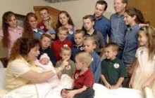 Американка родила восемнадцатого ребенка (фото)