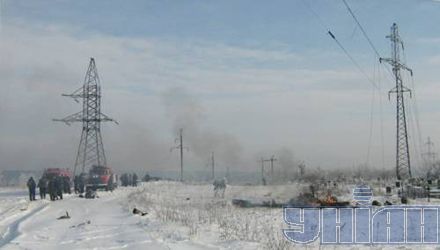 В Донецкой области разбился вертолет: пилот погиб (добавлены фото)