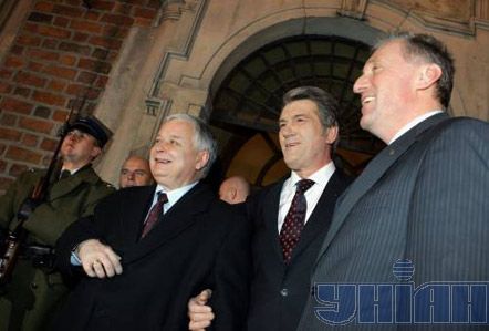 Встреча президентов Польши, Украины, Чехии (фото)