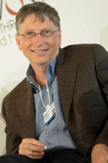 Засновник корпорації ”Microsoft” Білл Гейтс під час Другого Круглого столу з проблем філантропії ”Від філантрокапіталізму до філантрокризи”