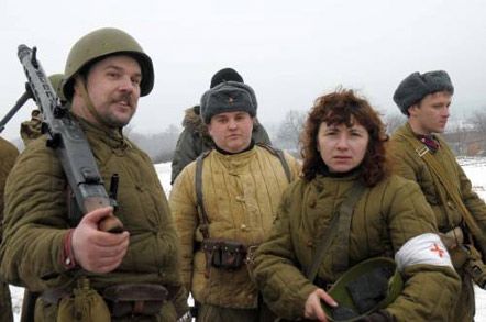 Реконструкция боя 1943 г. у села Соколово (фоторепортаж)