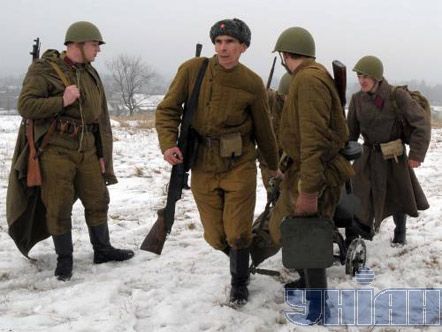 Реконструкция боя 1943 г. у села Соколово (фоторепортаж)
