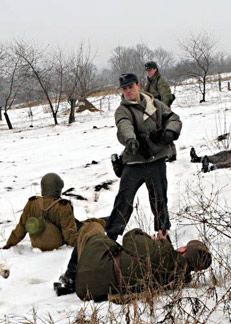 Реконструкция боя 1943 г. у села Соколово (фоторепортаж)