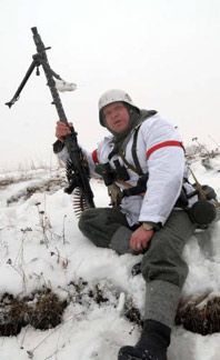 Реконструкция боя 1943 г. у села Соколово (фоторепортаж)