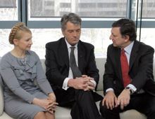 Тимошенко, Ющенко, Баррозу
