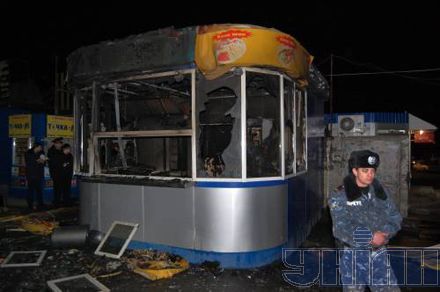 Зайнявся газовий балон у кіоску шаурми, загинули дві жінки