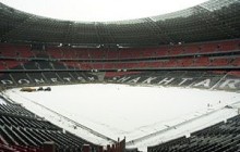 На трибунах “Донбасс Арены” “написали” Shakhtar и Donetsk
