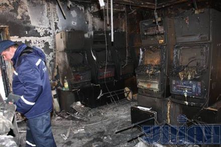 Тимошенко побывала на месте пожара (добавлены фото)