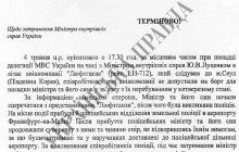 Як описують інцидент з Луценком українські дипломати (документи)