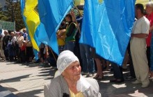 Митинг крымских татар проходит в Симферополе (фото)

