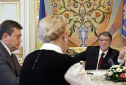 Янукович, Тимошенко, Ющенко