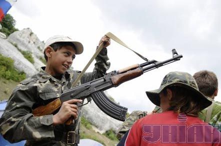 Детский казачий лагерь 'Крым-Сечь' (фоторепортаж)