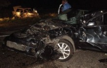 «Мазда» врізалася в «Жигулі» в Криму: поранено шість осіб (фото)
