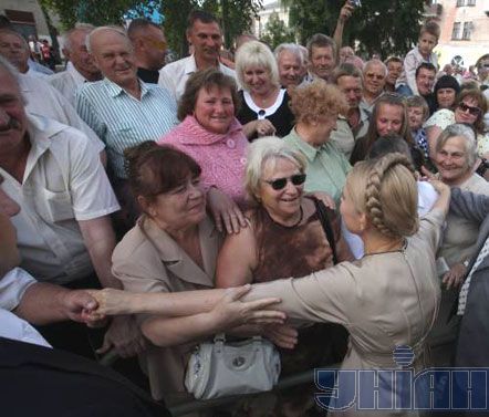 Тимошенко на Волыни и Львовщине (фоторепортаж)