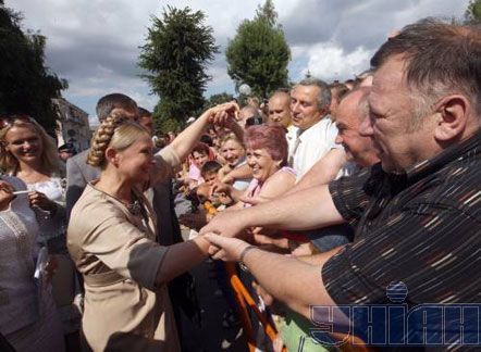 Тимошенко на Волыни и Львовщине (фоторепортаж)