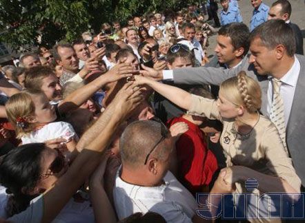 Тимошенко на Волыни и Львовщине (фоторепортаж)