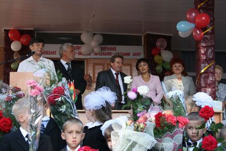 1 сентября Иосиф Винский побывал в родной школе