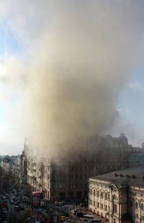 У Києві мало не згоріла квартира Кличка (фото)

