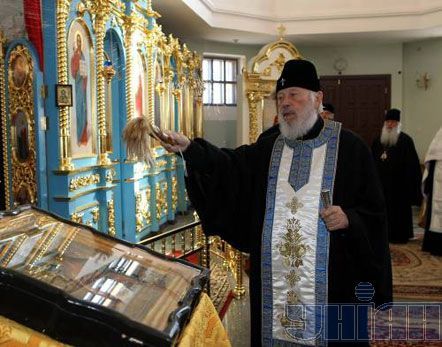 Леонид Кучма на освящении церквей на малой родине (фото)