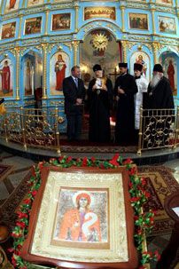 Леонид Кучма на освящении церквей на малой родине (фото)