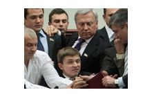 Драка в Киевсовете: против боксера Кличко - борец Тедеев и баскетболист Волков (фоторепортаж)