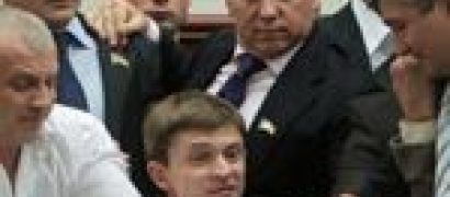 Бійка у Київраді: проти боксера Кличка - борець Тедеєв і баскетболіст Волков (фоторепортаж)