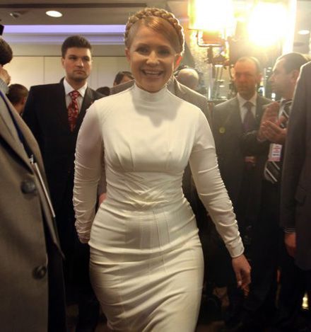 Тимошенко демонструвала віру в Національний екзит-пол і впевненість у перемозі
