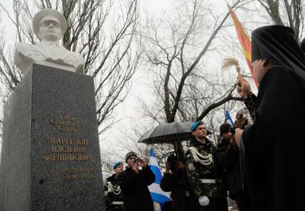 Открытие памятника Василию Маргелову (фото)