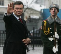 Віктор Янукович перед початком офіційної церемонії інавгурації 