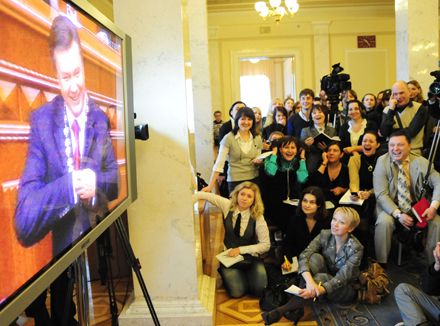 Інавгурація Януковича: перед новим Президентом закрилися двері до Верховної Ради (фото, відео)