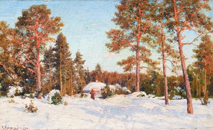 Крыжицкий К.«Солнечный зимний день», 1906 г.