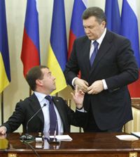 Mедведєв, Янукович