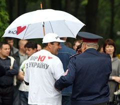 Під час мітингу опозиції біля Верховної Ради. Київ, 11 травня 