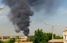 У Харкові горить вагоноремонтний завод