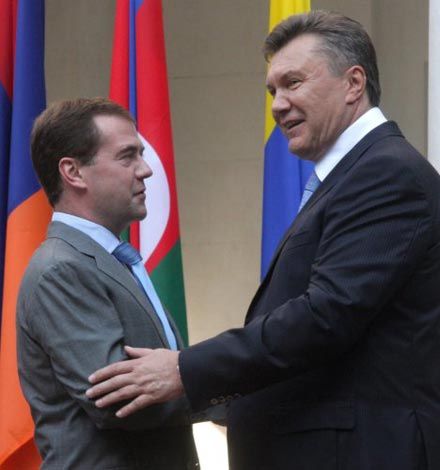 Янукович снова наступил на те же грабли (фото) 
