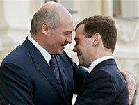Медведев, Лукашенко
