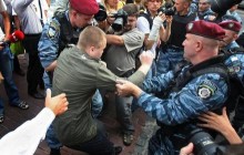 Міліція зірвала постановку «Гламурні гастролі кремлівського гебіста» (фото)