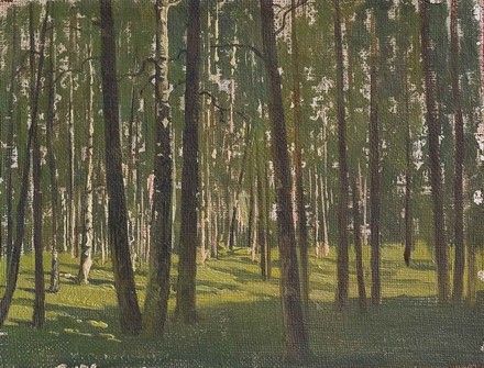 ”Березовий гай” (1903 р.) Костянтина Сомова