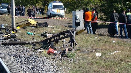 Очевидці ДТП у Марганці: водій поводився дивно (фото з місця аварії)