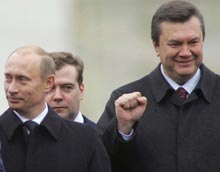 Путін, Медведєв, Янукович